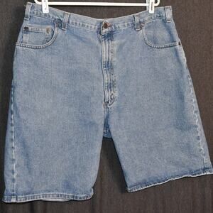 Arizona Jean Company Men's 42 Loose Fit Denim Jean Shorts Baggy Jorts